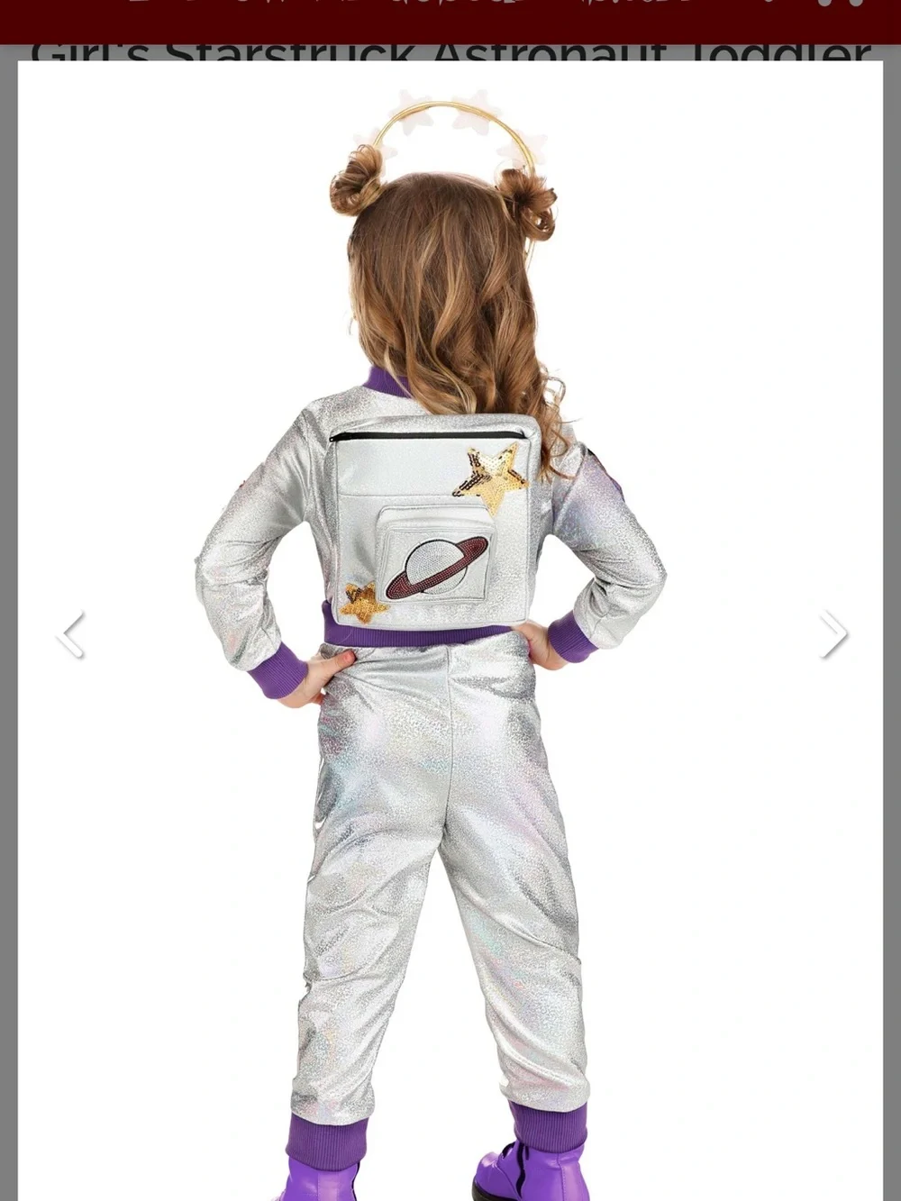 Girl's Starstruck Astronaut Toddler Costume 4T